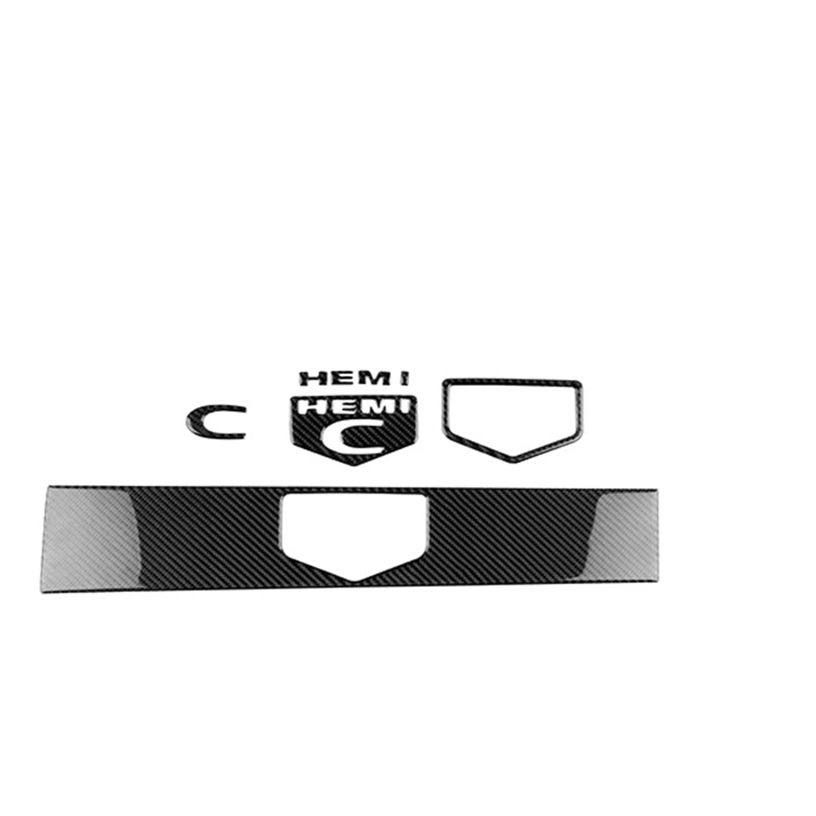 Car Trim Interior for Chrysler 300 300C 2005-2007 LHD Car Passenger Decor Interior Trim Accessories Soft Carbon Fiber Sticker Interior Mouldings(Red Carbon)