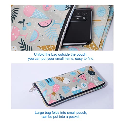 Aflngle Reusable Shopping Grocery Bags Washable Foldable Shopping Bags Waterproof Large Capacity Shopping Tote Bag Eco-Friendly Lightweight Purse Bag #TOP3