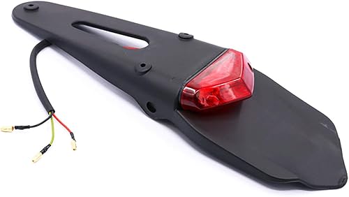 Miniatura 2 de Yibid Lámpara de freno LED universal con montaje en guardabarros trasero para Honda XR250 XR400 XR650 Yamaha, motocicleta todoterreno personalizada
