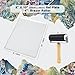 BuzzBright Gel Printing Plate kit, Complete Printmaking Set with 8”X10” Gelatin Plate, Brayer, Printmaking Paper, Acrylic Paint and Essential Tools for Mixed Media Art, Monoprinting, Card Making
