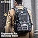 EVERKI Concept 2 Professional Laptop Backpack – Travel Backpack for Men, Laptop Bag Fits 17.3-Inch – 30L Durable Business Back Pack with Ballistic Nylon & Leather – Black (EKP133B)