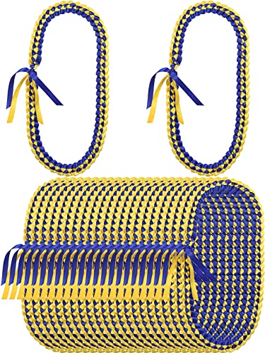 TFTAFAN Graduation Leis - Ribbon Lei Necklace for 2025 Graduation Parties - Braided Necklace Gift Accessories for Women & Men