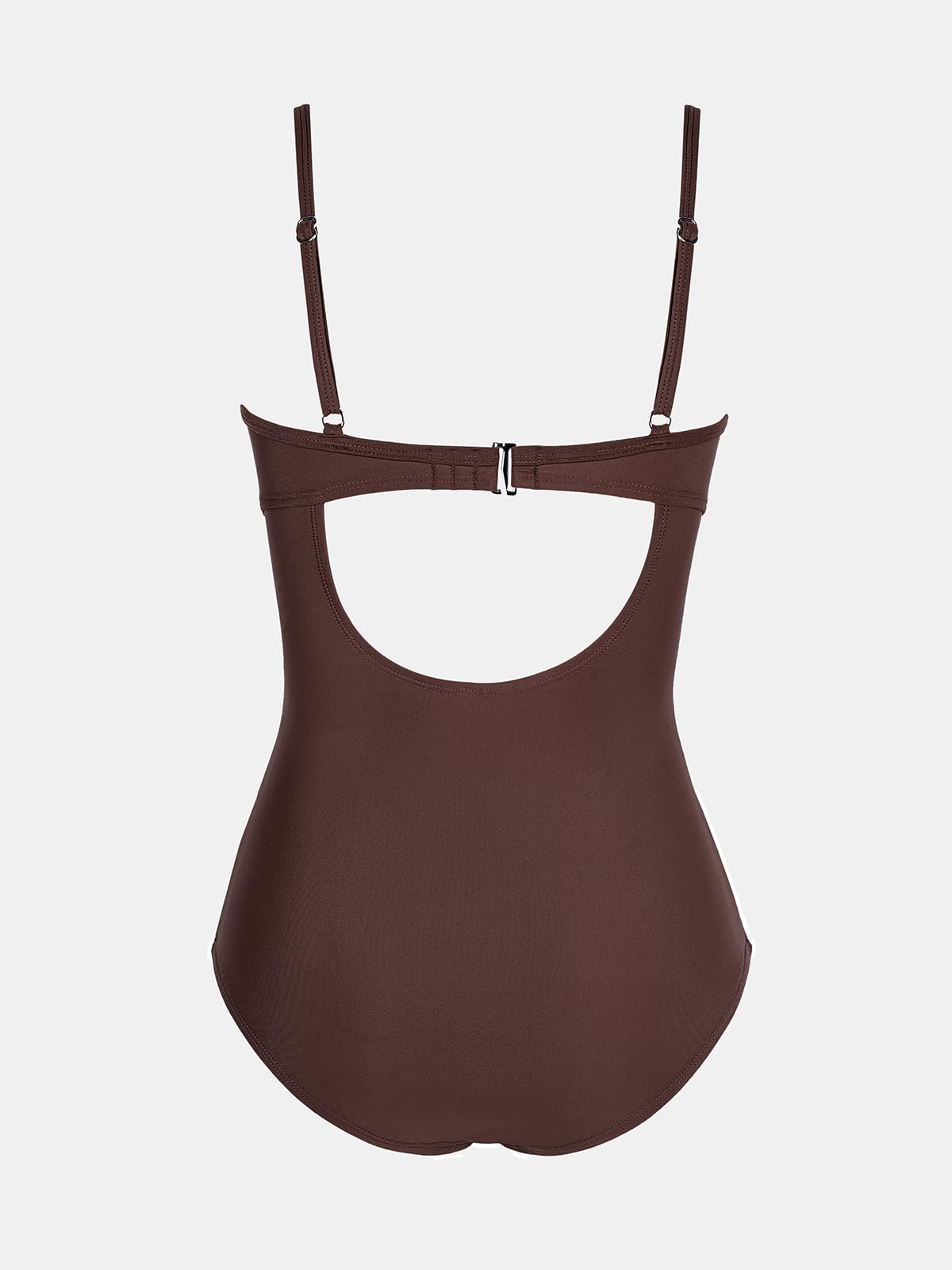 CUPSHE Badeanzug Damen Bauchweg Mesh Figurformend Bademode | Quadratischer Ausschnitt,Verstellbare Träger,Bequeme Passform, Mittlere Bedeckung, Für Strand und Pool