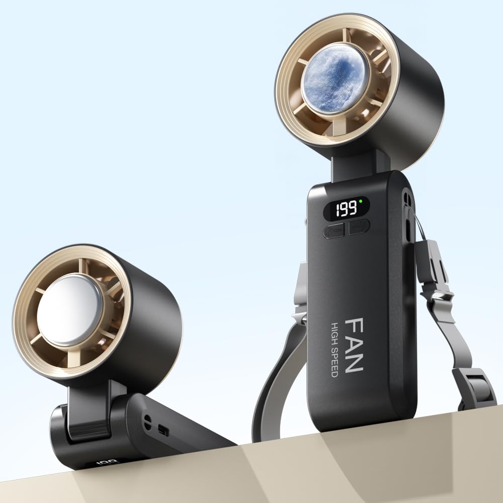 Photo 1 of Kimguard Handheld Turbo Fan - Gold Black
