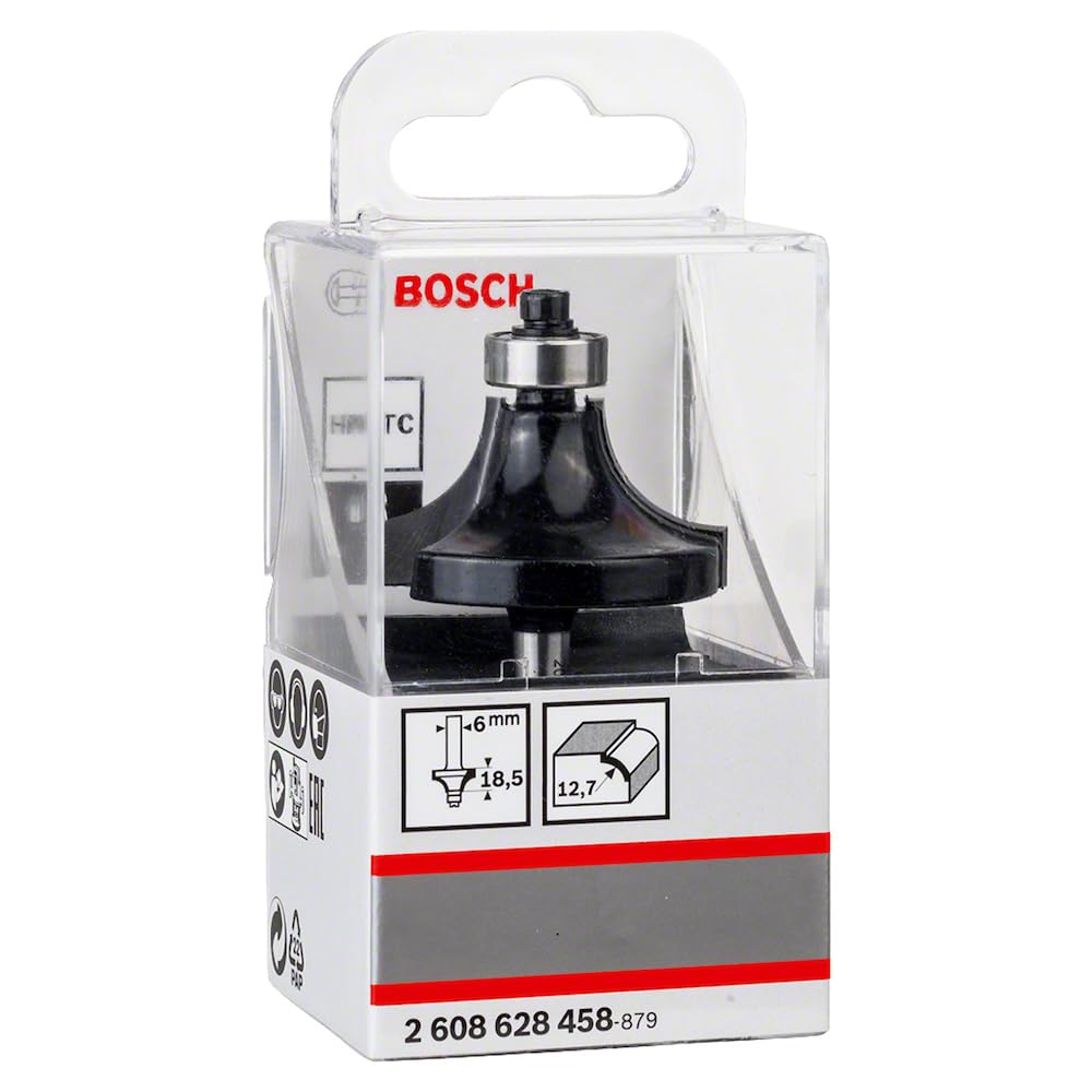 Bosch 1 x frez zaokrąglający PRO (do miękkiego drewna, twardego drewna, Ø 38,1 mm, profesjonalne akcesoria, frezarka ręczna, frezarka krawędziowa)