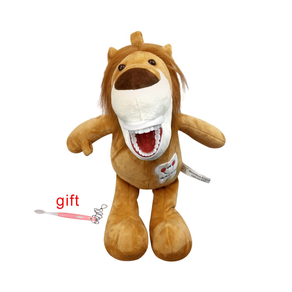 Muñeca de Peluche de Hada de Dientes, Peluche Dental de presentación de Salud bucal, marioneta de León, Hada Dental