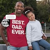 Zoom IMG-2 best dad ever divertente maglietta Zoom IMG-2 best dad ever divertente maglietta