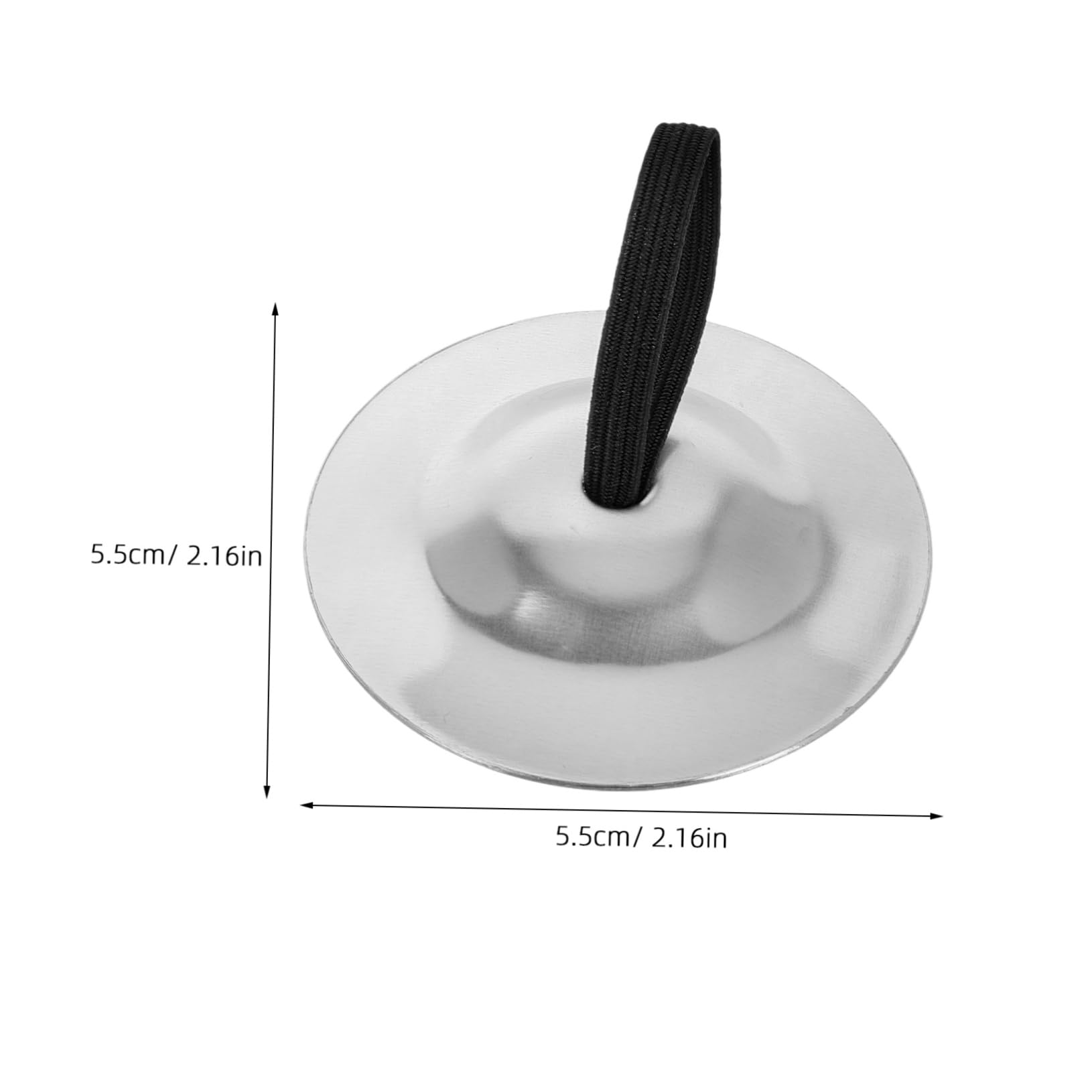 Abaodam 2Pairs Mini Finger Cymbals for Durable Musical Instrument for Parties Social Events and Entertainment Activities Melodious Sound