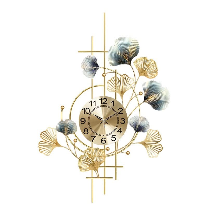 Orologio da parete decorativo moderno, design unico per soggiorno e camera da letto, elegante decorazione per la casa, movimento silenzioso, per proprietari di case e appassionati di arredamento