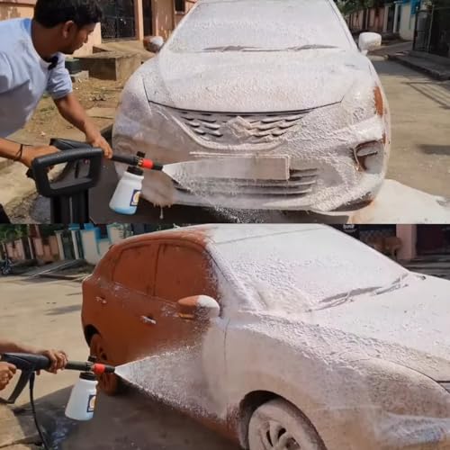 Image of NR Car Wash shampoo 1Ltr best foaming and shining PH Neutral Car Wash Shampoo For Foam Wash And Normal Wash