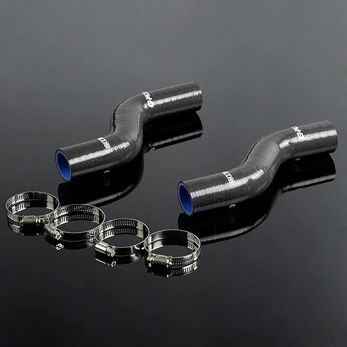 G-PLUS Manguera de refrigeración de radiador de silicona compatible con Nissan Datsun 1970-1975 240Z 260Z negro