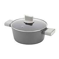 FLORINA Pentola in alluminio Serrano 3,7 l 24 cm I Con manici soft