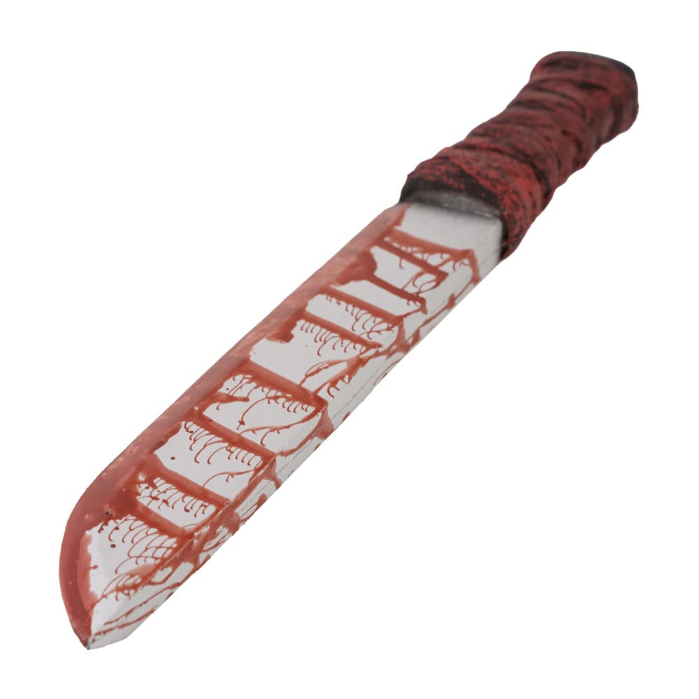 STYLEX Realistic Foam Weapons Halloween Cosplay Fancy Dress Props Accessories (Mini Sword), Silver, Brown, Grey (Grau Grau), Real Red (t_546) โ image 1