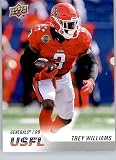 2023 Upper Deck USFL Base #13 Trey Williams New Jersey Generals Official United States Football League Trading Card in Raw (NM or Better) Condition