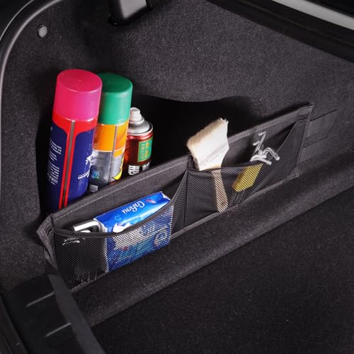 Sunshine Sky 2PCS Car Trunk Organizer Side Divider Black