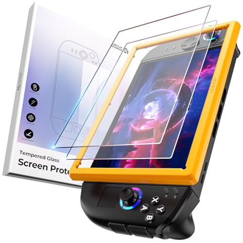 Image of JSAUX 2-Pack Anti Glare Screen Protector for Lenovo Legion Go Gen 2 | Guiding Frame & Tool Kits Included, Matte Finish, 9H Tempered Glass, Full Coverage, Scratch-Resistant, Anti-Fingerprint