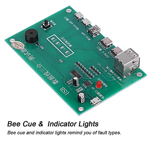 Annadue 3-in-1 Tester, USB Cable Triad Tester, with Advanced Chip, Buzzer and Indicator Light, Test Various Cable Problems - Image 3