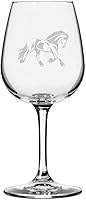 Vista 35 de Abaco Barb Body Horse - Copa de vino grabada multiusos (12.75 onzas)