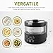Aroma Housewares Professional 8-Cup (Cooked) SmartCarb Multicooker and Flavor-Lock Food Steamer for Low-Carb Rice and Grains, Glass Inner Pot, Black (AMC-800), Transparent Glass, 4 Cup Uncooked Rice