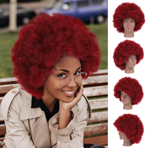 Perruque afro courte bouclée pour fête cosplay et vie quotidienne