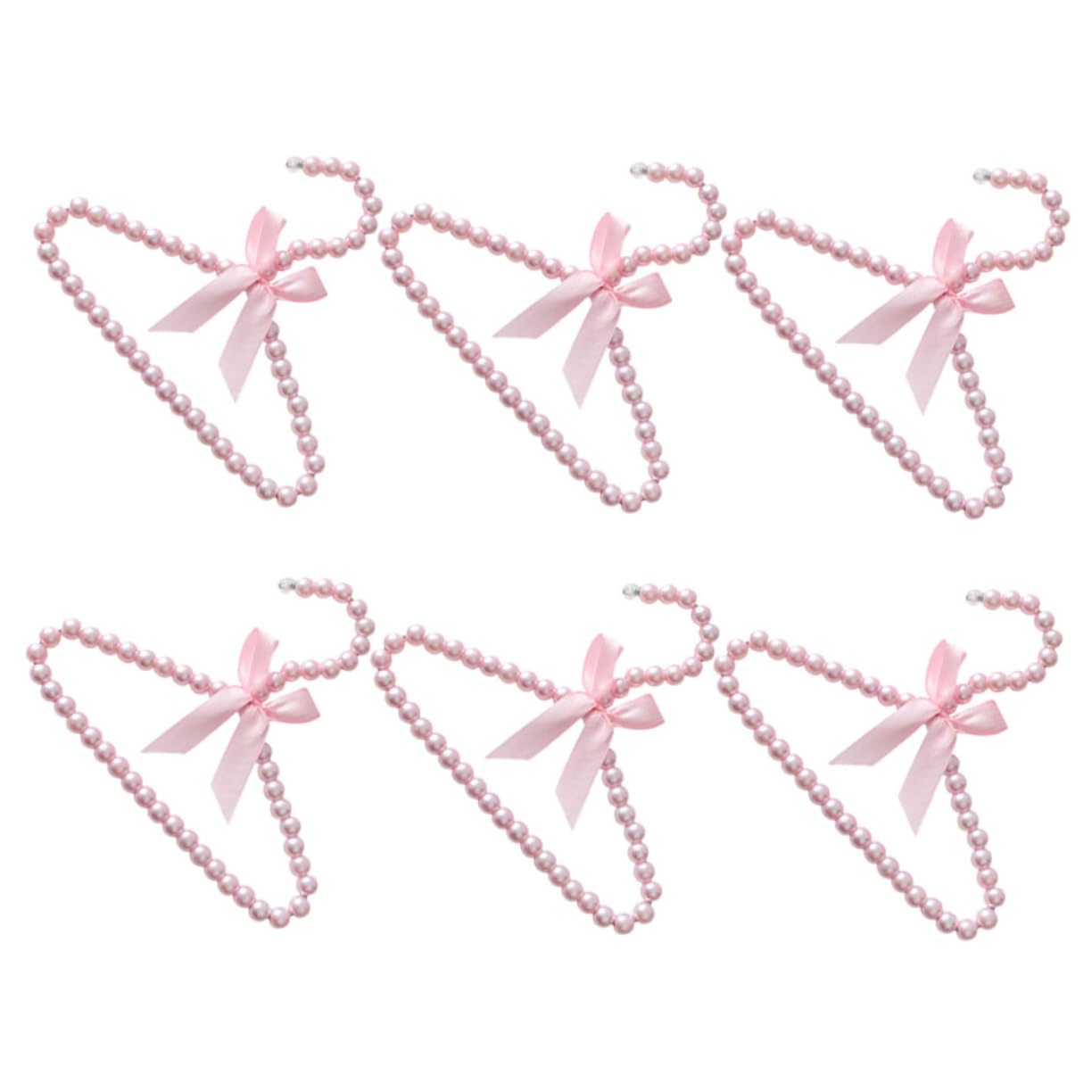 Cintres fausses perles pour vêtements de garçon et fille iplusmile en lot de 6 pièces