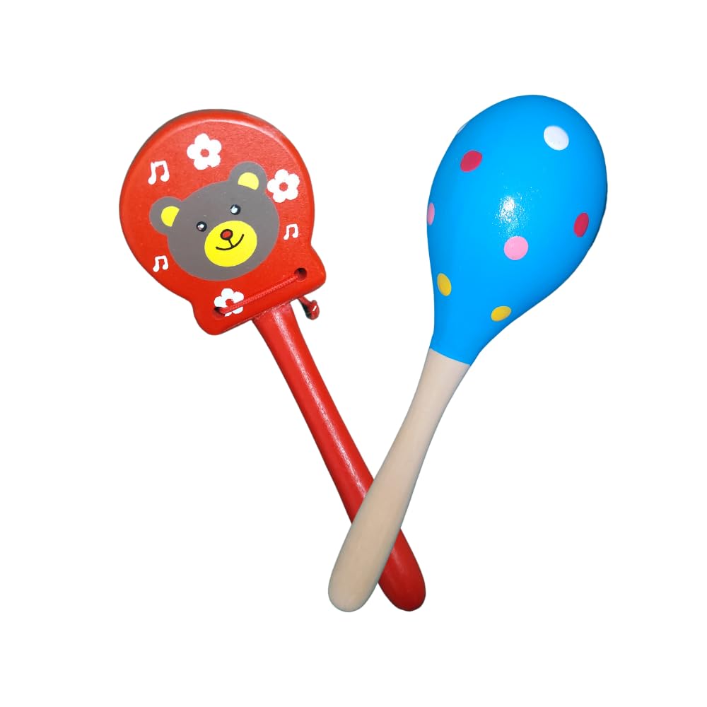 Wooden Egg Shape Shaker & Clapper Rattles/Eco-Friendly Infant Toys for Developmental Learning/Non-Toxic/Educational Baby Rattles Combo Pack-1. (Combo 3) (B0DHSTVR9V) Amazon Price History, Amazon Price Tracker