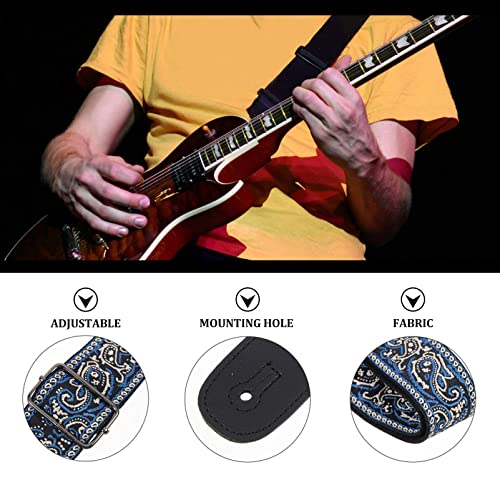 Vaguelly Sangle de Guitare Réglable Style Bohême Large Bandoulière de Guitare Sangle Ukulélé Médiators Sangle de Cou… - Les Beatles, Paul McCartney, John Lennon, RIngo Starr, George Harrison Vaguelly Sangle de Guitare Réglable Style Bohême Large Bandoulière de Guitare Sangle Ukulélé Médiators Sangle de Cou… – Image 7