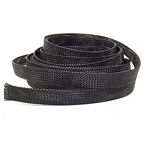 Guaina Cavi Flessibile, Manica Cavo Lunghezza 50/100 / 200m Segnalata Intrecciata Isolata Di Protezione Del A Fiamma-ignifugo(100M,8mm)