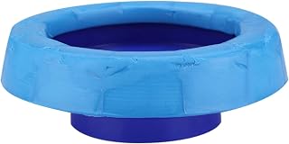 Toilet Flange Barrier Ring | Top - Grade ABS & Rubber Scent Blocking Gasket | Universal Toilet Installation for Drain Pipe/Floor Space Management | Wax Ring Alternative
