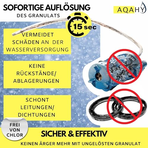 AQAHY Wassertank Reiniger Wohnmobil Oxi Clean - Frischwassertank Reiniger 2in1 reinigt und entkalkt – hochwirksamer Tankreiniger mit Aktivsauerstoff für Tank & Wasserleitung - Made in DE