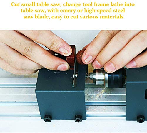 Topqsc Mini Lathe Beads, Diy Wood Working, 200W Wood Lathe Milling Machine Diy Grinding Polishing Beads Drill Rotary Tool Set For Handiwork Craft #TOP6