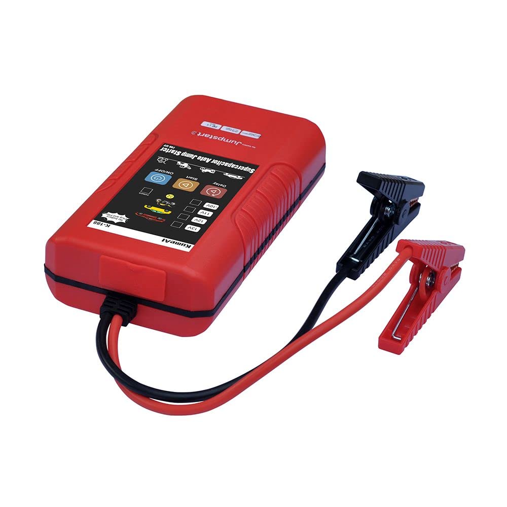 Avviatore di emergenza a supercondensatore ad alta potenza per veicoli da 12 V, avvia motori diesel da 7,0 l e 4,0 l con facilità, nessuna batteria, nessuna manutenzione richiesta.