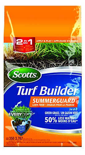 Scotts - Scotts Turf Builder Summerguard Lawn Food 34-0-0 4.0kg, (350 sq Meters / 3,767 sq feet Coverage) | Nourishes and Protects Against Summer Damage