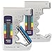 Produktbild tka Köbele Akkutechnik Batterietester Digital: 2er Pack Kompakter Multi-Batterietester mit LCD-Display (Knopfzellen Batterietester, Batterietester kaufen, Messer)