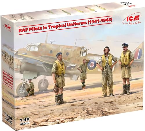 Pilotes de la RAF ICM 1:48 moulage de précision pour collectionneurs exigeants