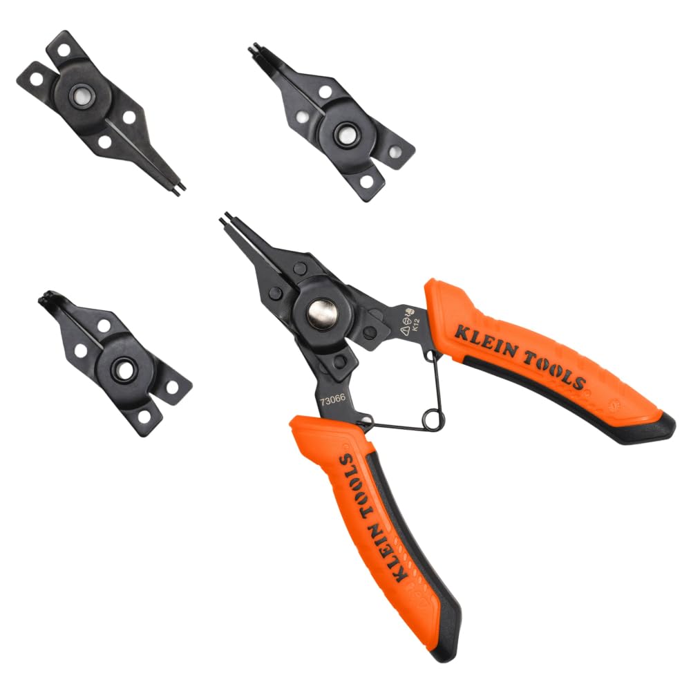 y414185　LD GB M Klein Tools 73066 Convertible Snap Ring Pliers Set, 6-in-1
