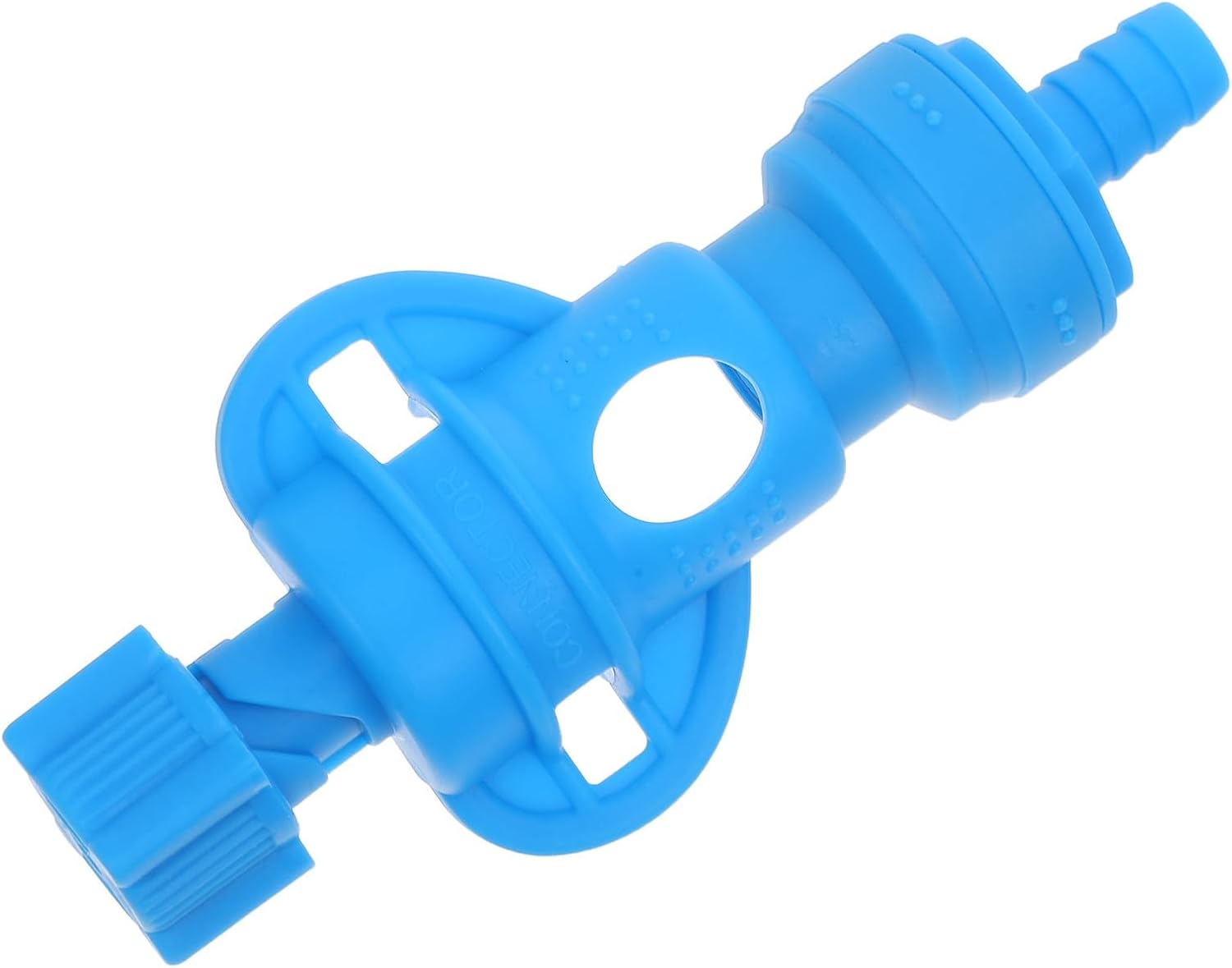Wine Bag Transfer Connector Adapter for Boxed Wine Pouches Blue