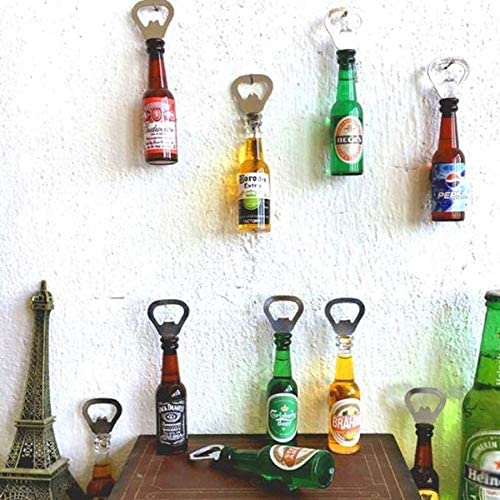 Bottle Opener Vintage/Can Opener Beer Bottle Antique with Fridge Magnet (Color Will be Picked up at Random) Pack of 1 Piece