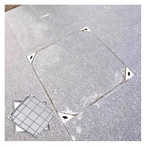 Couvercle de regard 40 x 40 cm pour cacher une trappe extérieure