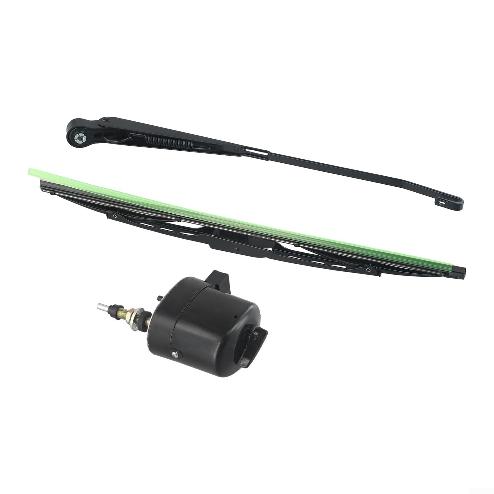 Eawfgtuw Moteur d'essuie-glace 12 V, moteur d'essuie-glace marin, essuie-glace 105°, équipement agricole pour tracteur, bateau, camping-car avec construction métallique, 400 mm de long