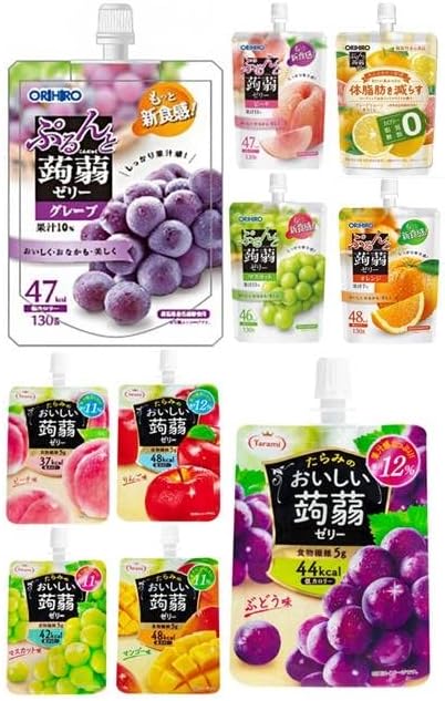 食べ比べ こんにゃくゼリー たらみ おいしい蒟蒻 ゼリー オリヒロ ぷるんと蒟蒻ゼリー 詰め合わせ セット　YIMライン公認ブランド（YIMライン公認ロゴ入り）退職 引っ越し ホワイトデ チョコレート　バレンタイン　ホワイトデー　バラエティーパック　ギフト パーティー 新春 新生活 歓送迎会 誕生日 イベント ぜりー (スタンドパウチ 全10種 詰め合わせ)