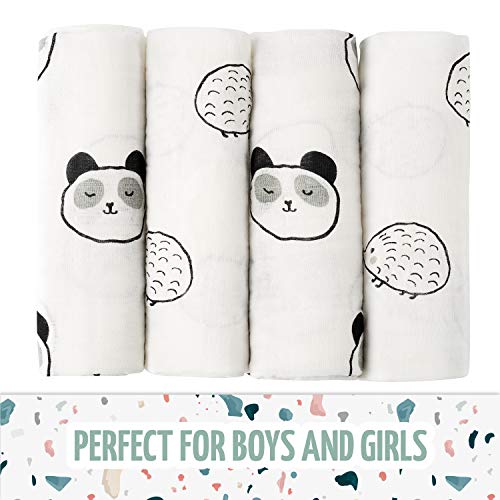 Mussoline Neonato 80x80 Cm In Cotone Bio - Morbide, Lavabili A 60° - Perfecte Per Copertine, Fasce E Accessori Utili - Foto 8