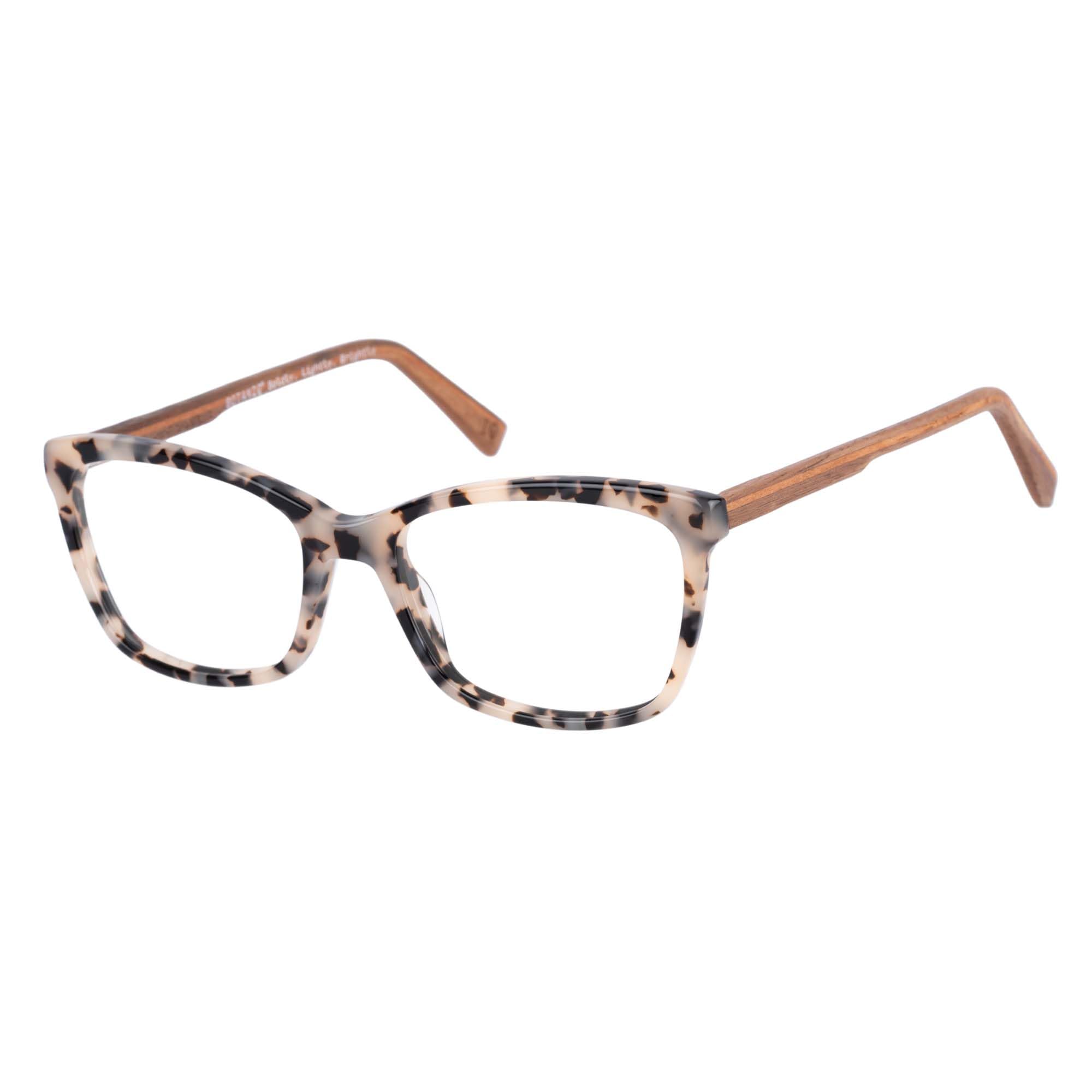 Botaniq Brille mit Sehstärke für Damen optional mit Sonnenbrillentönung oder Blaulichtfilter, Katzenauge, gefertigt aus Acetat (inklusive Brillenetui)
