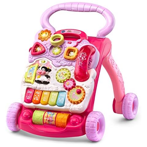 VTech Sit-to-Stand Learning Walker (FFP), Pink Cover