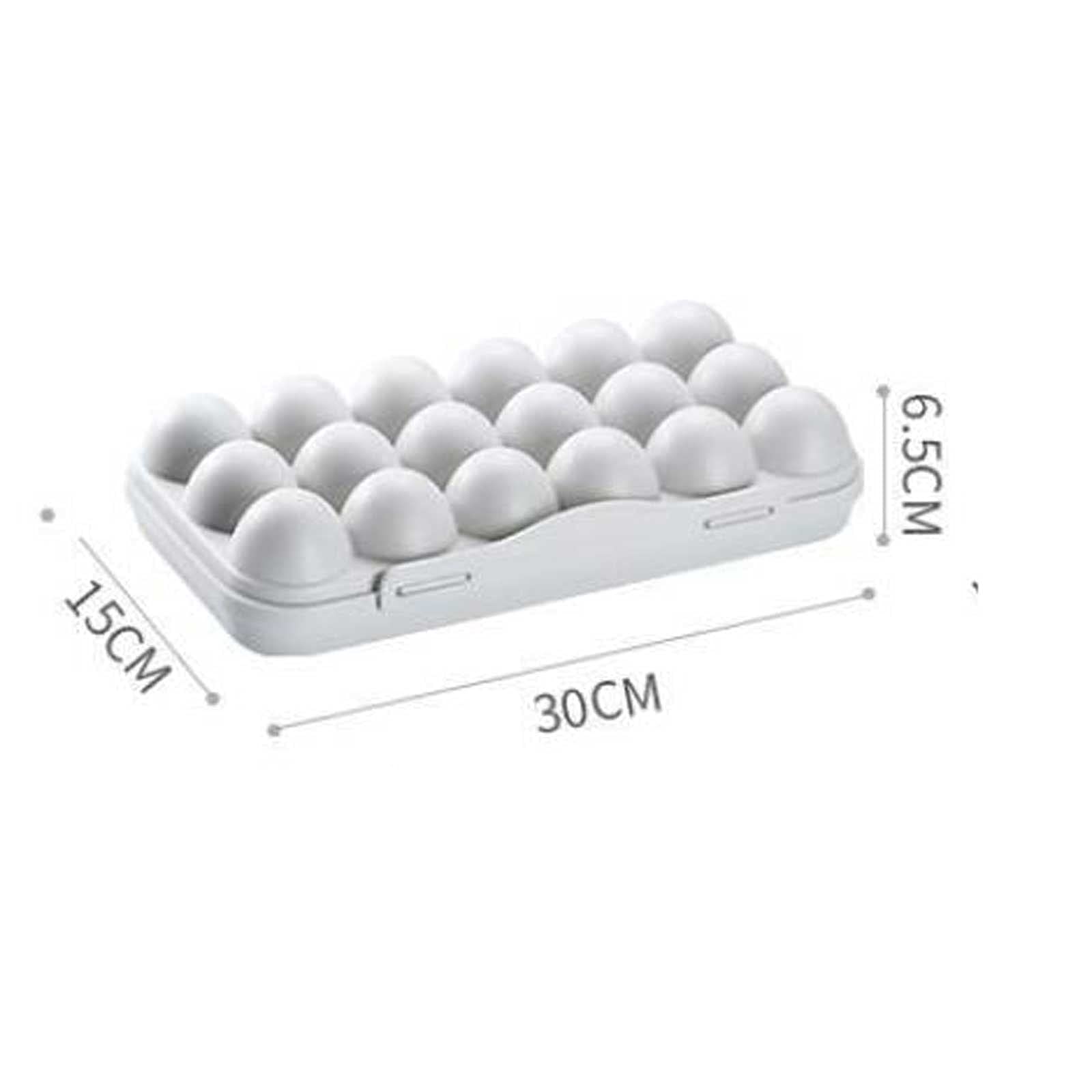 Schwimmende Wandregale Eierablage Halter Aufbewahrungsbox Rack für Kühlschrank Container 12 18 Grid Home Organisation Küche