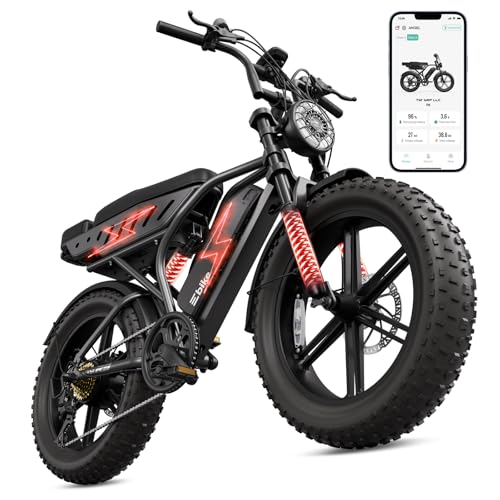 Image of TST Electric Bike for Adults 1500W Peak Motor 48V 15Ah 20 inch Fat Tire E-Bike
