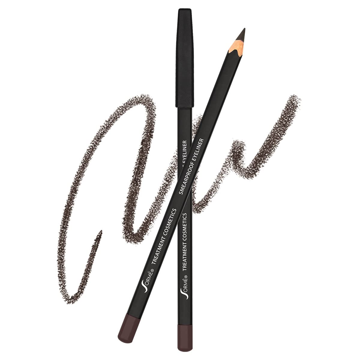 Sorme' Treatment Cosmetics Smear-Proof Eyeliner, Black Brown