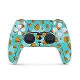 MightySkins Gaming Skin for PS5 / Playstation 5 Controller - Burger Heaven | Protective Viny wrap | Easy to Apply and Change Style | Made in The USA