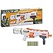 NERF Halo Bulldog SG Dart Blaster - Pump-Action, Rotating 10-Dart Drum, Tactical Rails, 10 Official Elite Darts, Skin Unlock Code