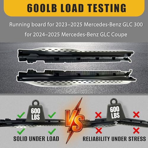 Estribos laterales para Mercedes-Benz GLC 300 X254 2023-2025 miniatura 5